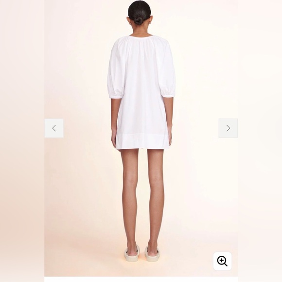 Staud Vincent Mini Dress – White – Size Small - Picture 4 of 8